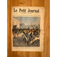 Le Petit Journal Supplement Illustre 540 du 24 Mars 1901 Attentat Empereur Allemagne Vintage