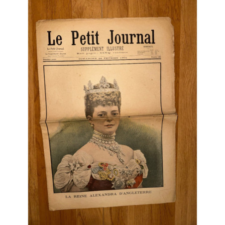 Le Petit Journal Supplement Illustre 536 du 24 Février 1901 Reine Alexandra Angleterre Collection Vintage