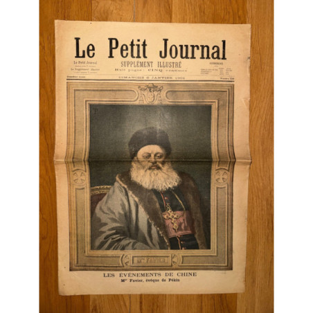 Le Petit Journal Supplement Illustre 529 du 6 Janvier 1901 evenements Chine journal vintage