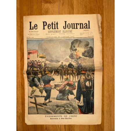 Le Petit Journal Supplement Illustre 531 du 20 Janvier 1901 evenements Chine journal vintage collection