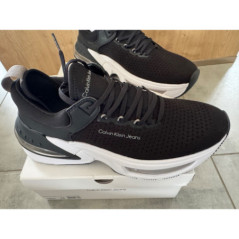 Baskets Calvin Klein Jeans noires neuves homme running sport déstockage
