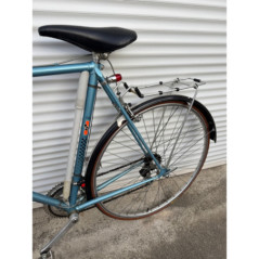 Vélo vintage Peugeot bleu clair avec porte-bagages - Très bon état