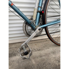 Vélo vintage Peugeot bleu clair avec porte-bagages - Très bon état