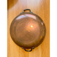 Batterie cuisine professionnelle fonte 4 pieces poeles casseroles wok bon etat