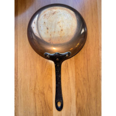 Batterie cuisine professionnelle fonte 4 pieces poeles casseroles wok bon etat