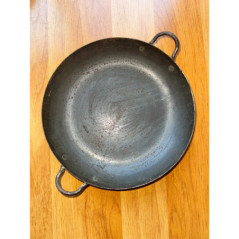 Batterie cuisine professionnelle fonte 4 pieces poeles casseroles wok bon etat