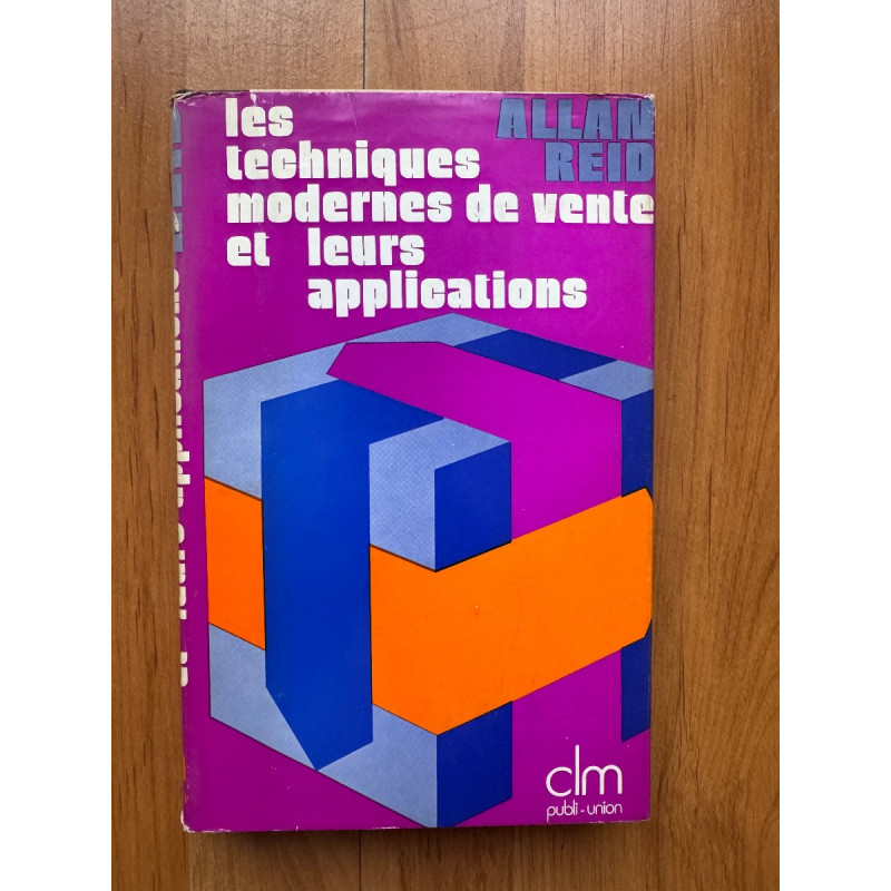 Livre Les Techniques Modernes de Vente et Applications - Marcel Reid - Bon Etat